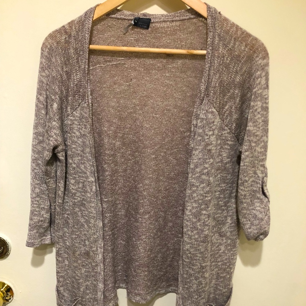 Brown/tan/cream cardigan